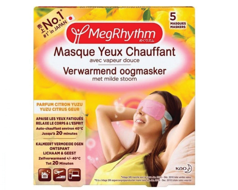 Megrhythm Zelfwarmend Oogmasker Yuzu Citrus